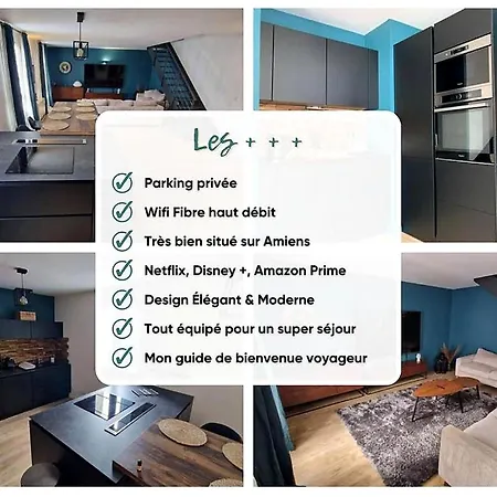 Apartmán Duplex Luxueux / Privee / Parking Prive Amiens